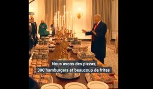 En plein shutdown et faute de cuisiniers à la Maison Blanche, Trump commande burgers et pizzas pour ses invités