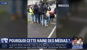 En reportage samedi à Bourges, notre reporter Patrick Sauce a été pris à partie par un groupe de gilets jaunes