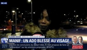 Strasbourg: la mère de l'adolescent blessé au visage témoigne