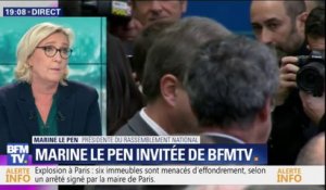 Macron face aux maires: Marine Le Pen "n'est pas dupe de l'opération de communication que représente cet exercice"