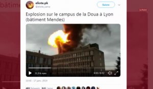 Villeurbanne : des bouteilles de gaz explosent sur le toit de l'université