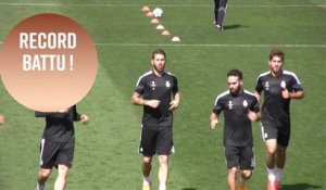 Le défenseur Sergio Ramos atteint son but #100