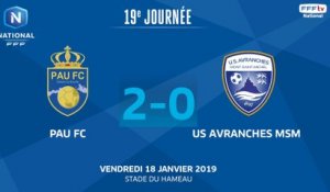 J19 : Pau FC- US Avranche MSM (2-0), le résumé