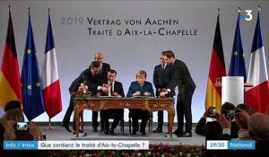 Info/Intox : ce que contient le traité d'Aix-la-Chapelle