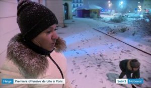 Premières chutes de neige à Paris et en Ile-de-France