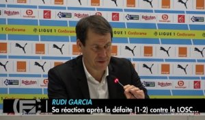 Garcia après OM/LOSC (1-2) : "Il faut retenir le positif..."