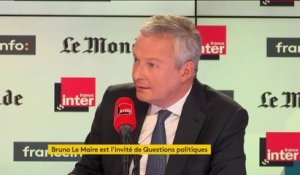 Domiciliation fiscale des grands patrons français : "Nous allons renforcer les règles, par la loi", déclare Bruno Le Maire
