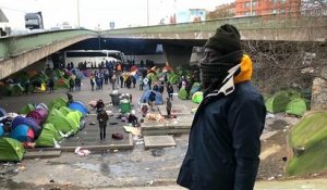 Un camp de migrants évacué à Paris