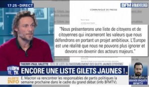 Thierry-Paul Valette (gilets jaunes citoyens): "on ne veut pas avoir une liste fourre-tout" aux européennes