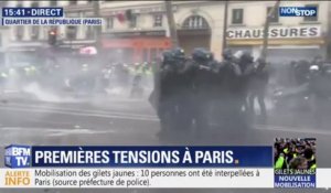 La tension monte près de la place de la République à Paris