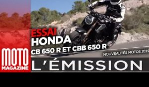 Honda CB 650 R et Honda CBR 650 R 2019 - Essai Moto Magazine