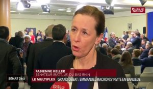 Grand Débat à Evry-Courcouronnes:  Entre gilets jaunes et banlieues, "les attentes sont très proches" estiment Fabienne Keller