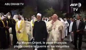 Au Moyen-Orient, le pape François plaide contre la guerre