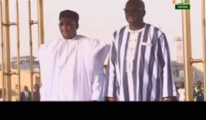 RTB/Arrivée de trois chefs d’Etats du G5 Sahel au Burkina Faso