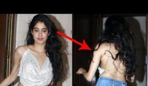 Jhanvi Kapoor Spotted In A REVEALING Dress At Mom Sridevi’s Birthday Party