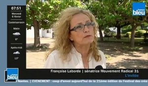 Françoise Laborde , sénatrice de Haute-Garonne , invitée de France Bleu Occitanie