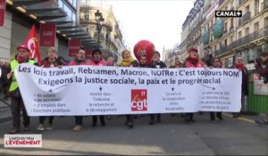 CGT et gilets jaunes, main dans la main contre Macron - L'info du vrai du 05/02 - CANAL+