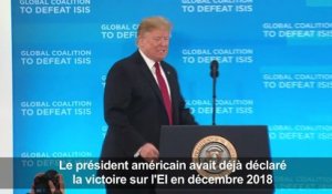 Trump promet de "détruire les résidus" de l'EI