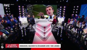 Le monde de Macron : Emmanuel Macron va échanger avec 1 000 jeunes - 07/02