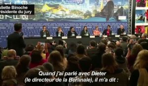 Berlinale:conférence de presse d'ouverture avec Juliette Binoche