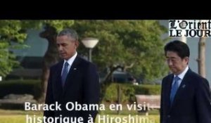 Barack Obama en visite historique à Hiroshima