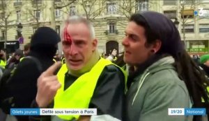 "Gilets jaunes ": tensions devant l'Assemblée nationale