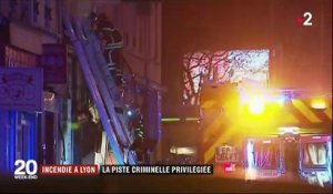 Incendie à Lyon : la piste criminelle privilégiée