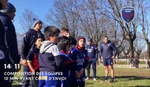 Visite surprise pour les joueurs de l'Ecole de Rugby