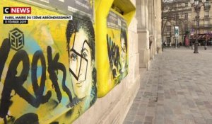 Paris : des tags antisémites sur des portraits de Simone Veil