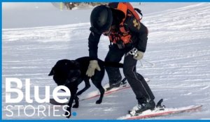 Maître-chien d’avalanche, elle forme avec son labrador un binôme complice