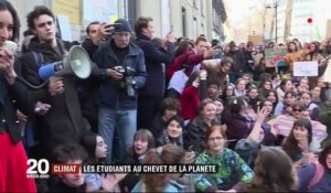 Climat : les lycéens et étudiants français mobilisés