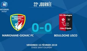 J22 : Marignane Gignac FC - Boulogne USCO (0-0), le résumé