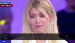 Les larmes de Wanda Nara à la télévision italienne
