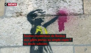 Le street artist Bansky au soutien des « gilets jaunes » ?