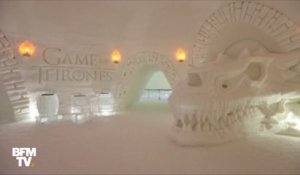 Cet hôtel de glace vous plonge dans l'univers Game of Thrones en Finlande