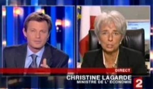 Christine Lagarde et l'inflation au JT de France 2