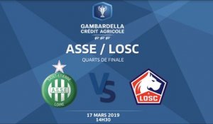 Coupe Gambardella-CA I Quarts de finale - ASSE / LOSC