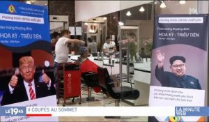 Hanoi : Pour le sommet Trump-Kim, un coiffeur propose des coupes insolites... et gratuites ! Regardez