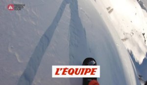 Le run gagnant de Marion Haerty en caméra embarquée à Fieberbrunn - Adrénaline - Snowboard freeride