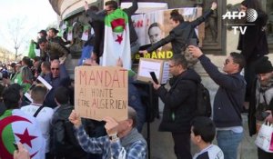 Algérie : manifestation à Paris contre un 5e mandat de Bouteflika