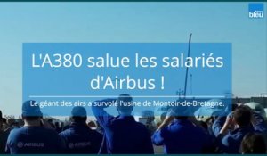 L'A380 survole Montoir-de-Bretagne !