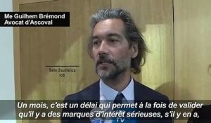 Ascoval: la justice accorde un nouveau sursis d'un mois