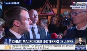 Macron sur sa phrase "Traverser la rue": "Je ne suis pas le personnage qu'on a voulu caricaturer"