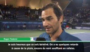 Dubaï - Federer : ''Vu les conditions...''