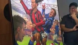 L'ancienne star de foot Ronaldinho honoré au stade Maracana
