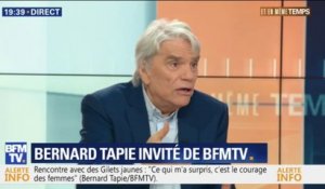 Bernard Tapie: "Je pense qu'Emmanuel Macron peut devenir l'un des plus grands présidents