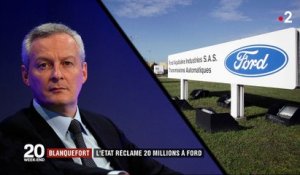 Blanquefort : l'État réclame 20 millions d'euros à Ford