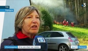 Eurozapping : des incendies ravagent le nord de l'Espagne