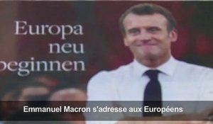 Juncker salue "la contribution" de Macron "au débat européen"