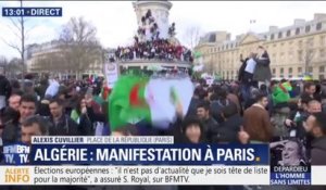 Les Algériens se rassemblent aussi à Paris pour protester contre un 5e mandat de Bouteflika